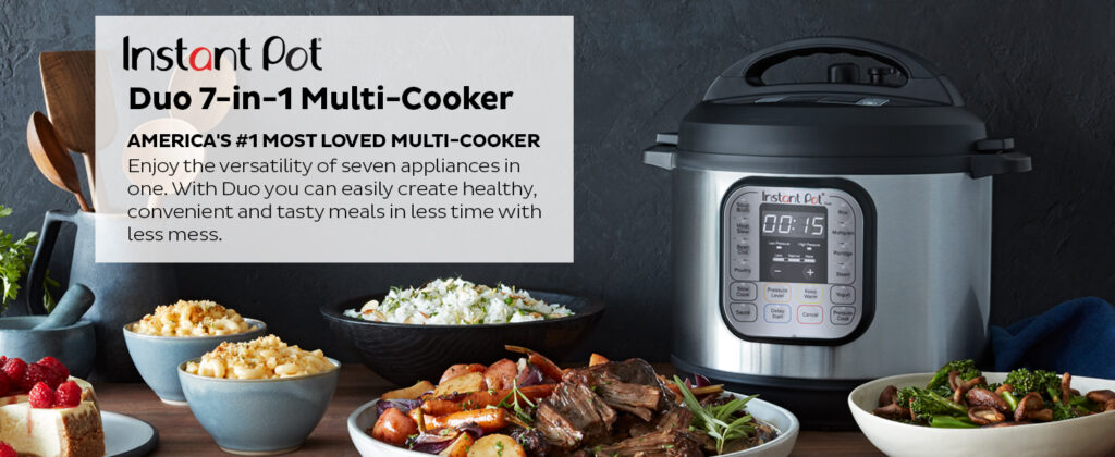 The Instant Pot Duo 7-in-1 Electric Pressure Cooker