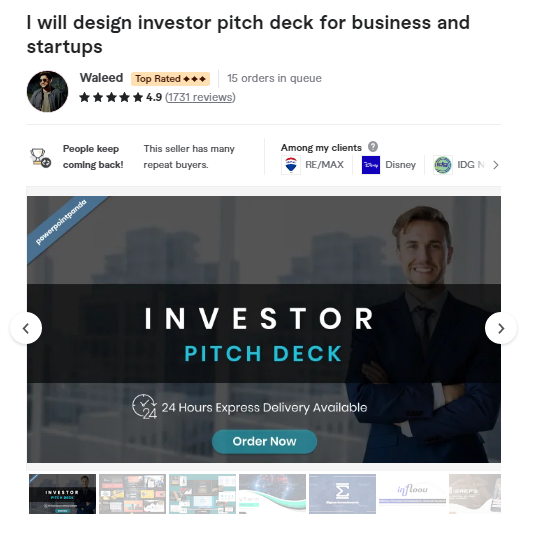 PowerPointPanda Investor Pitch Decks for Startups